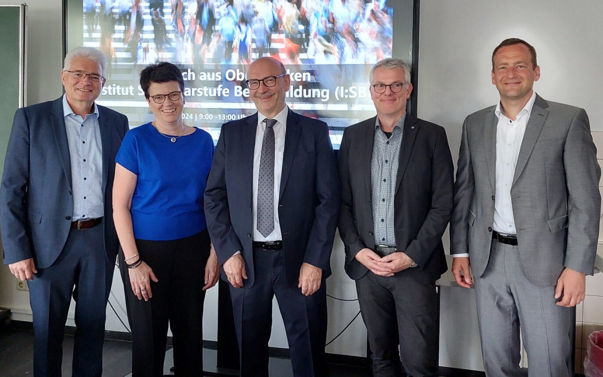 Begrüßung der oberfränkischen Delegation an der PH Wien