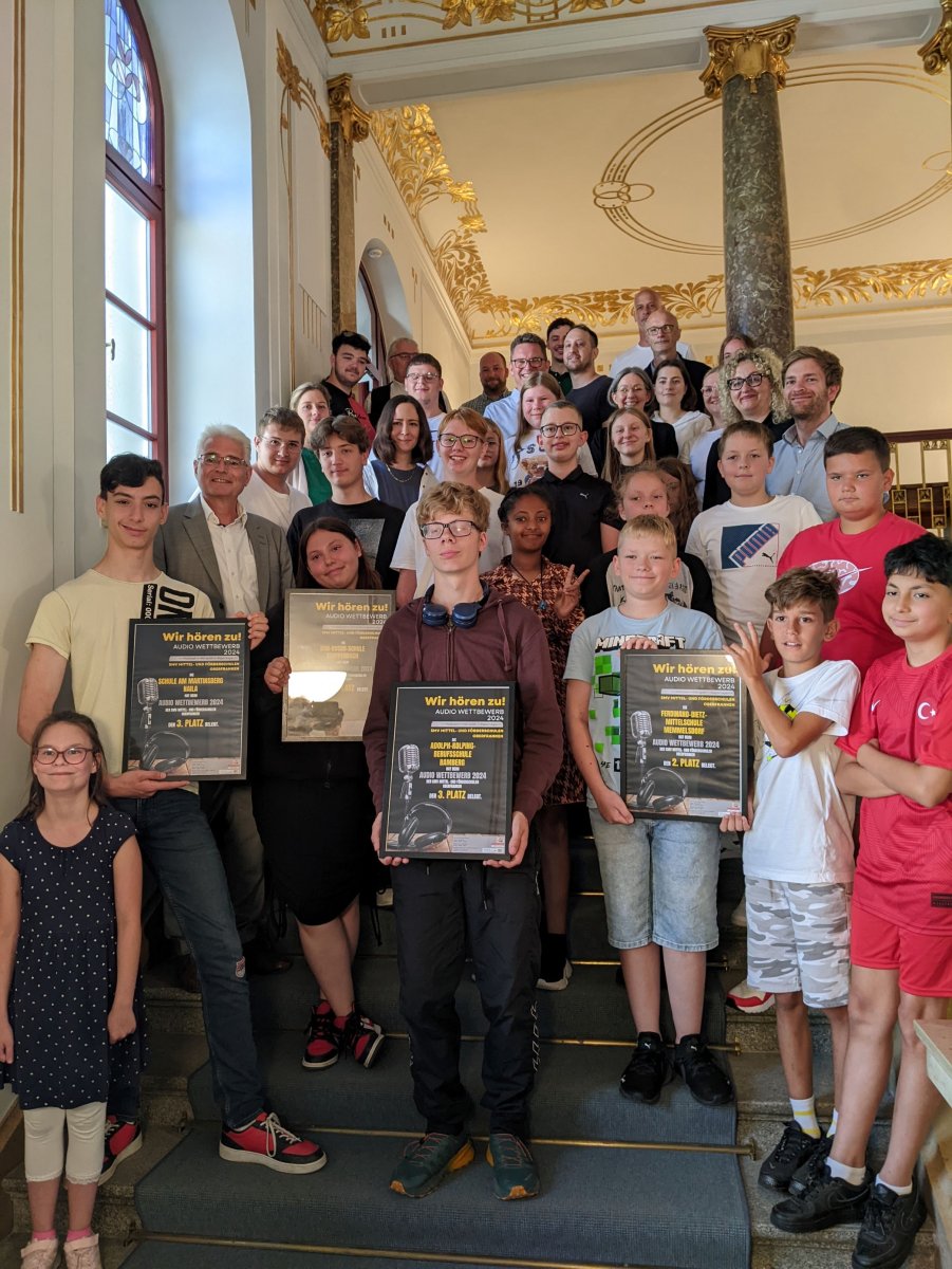 Feierliche Preisverleihung - SMV-Wettbewerb "Wir hören zu!" der Förder- und Mittelschulen Oberfranken 2024