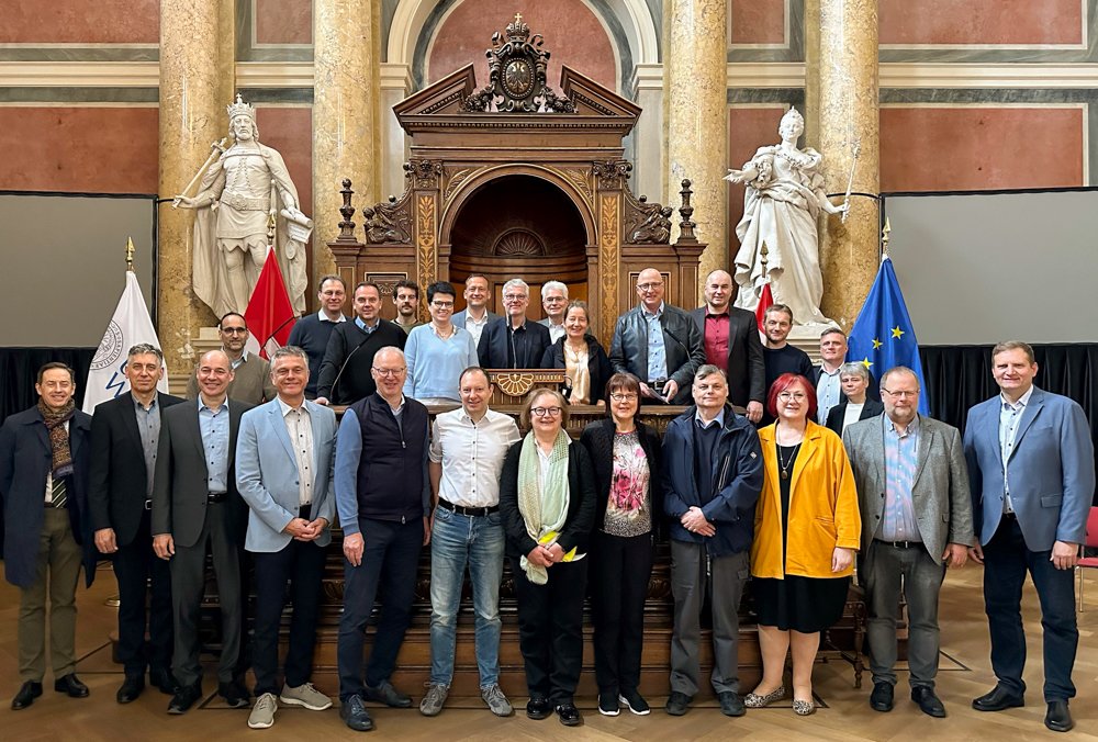 Die oberfränkische Gruppe informierte sich in Wien zum Thema "Agiles Projektmanagement im Bildungsbereich und erfolgreiches Konfliktmanagement"
